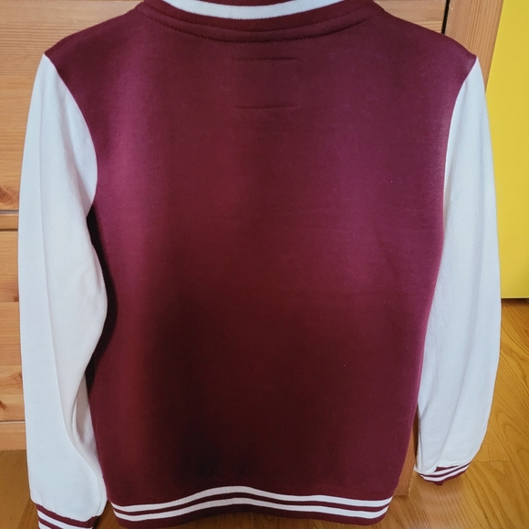 Burgundy Varsity Jacket - Picture 2 of 3
